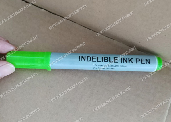 5% Indelible Marker Pen Is Completed